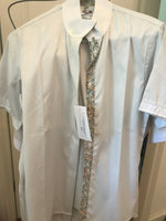 Short Sleeve Show or Casual Wear Shirt-Ivory Rattan  sizes 36 & 46 #100-241