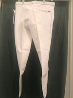 RHC White Full Seat Cotton Knit Ladies 32R #100-155