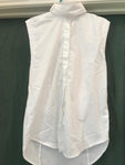 Comfort Rider White Sleeveless Show Shirt Size 28 #100-256