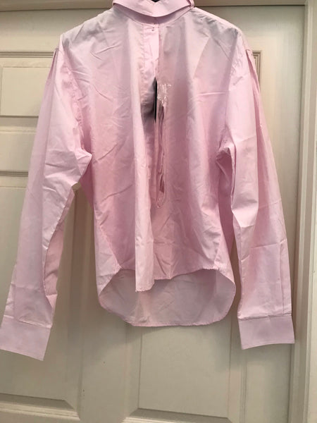Long Sleeve Riders Mark Pink Hunter Show Shirt Size 42 #100-228