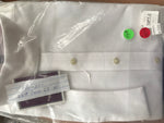 Essex Long Sleeve White Button Up Show Shirt Size 40