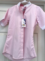 Short Sleeve Show or Casual Wear  Shirt - Pink Dobby  Shirt  36 #100-229