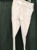 Royal Highness Mens White Cotton Knit Fullseat Breech 34L #300-306